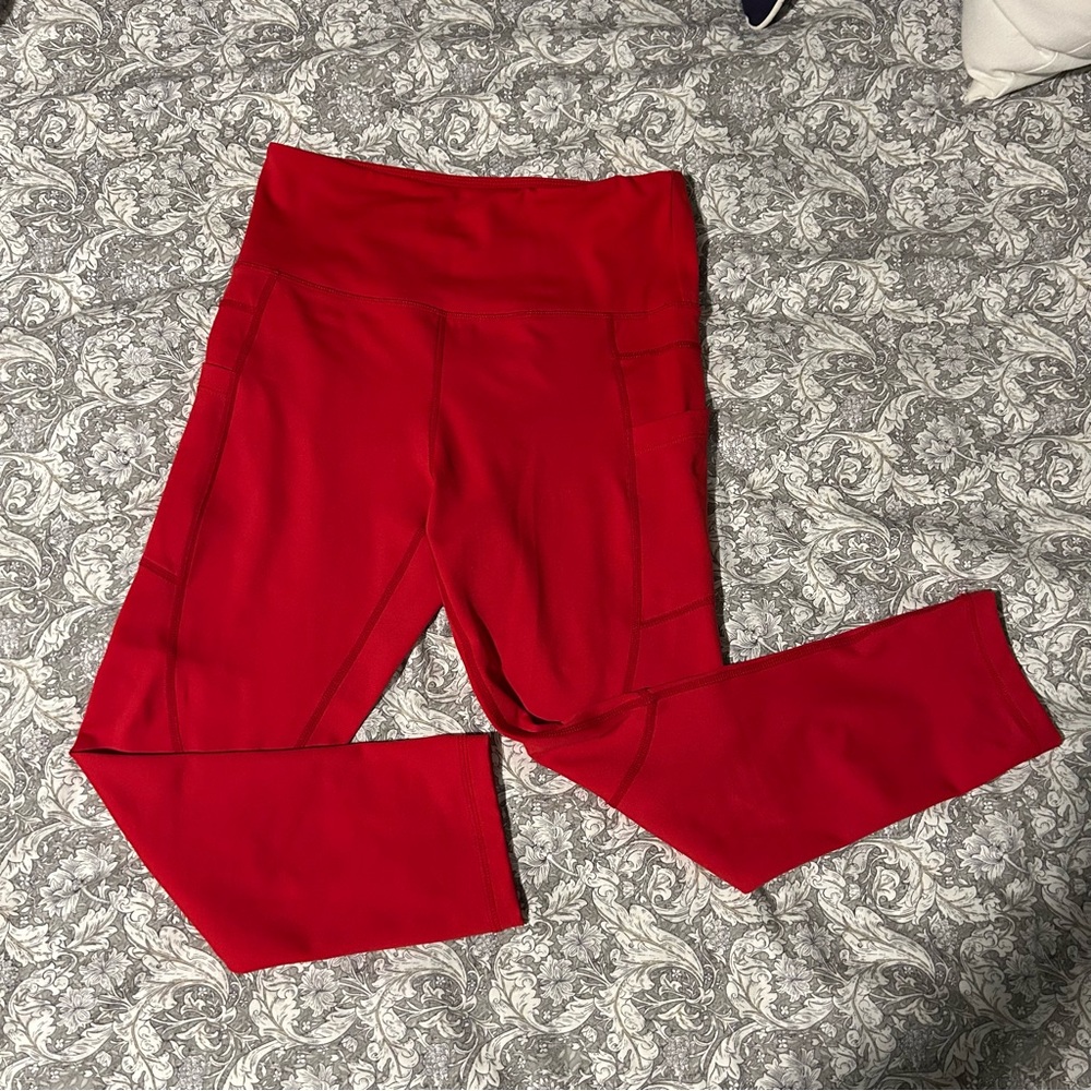ZYIA Active Women’s Bold Red Leggings